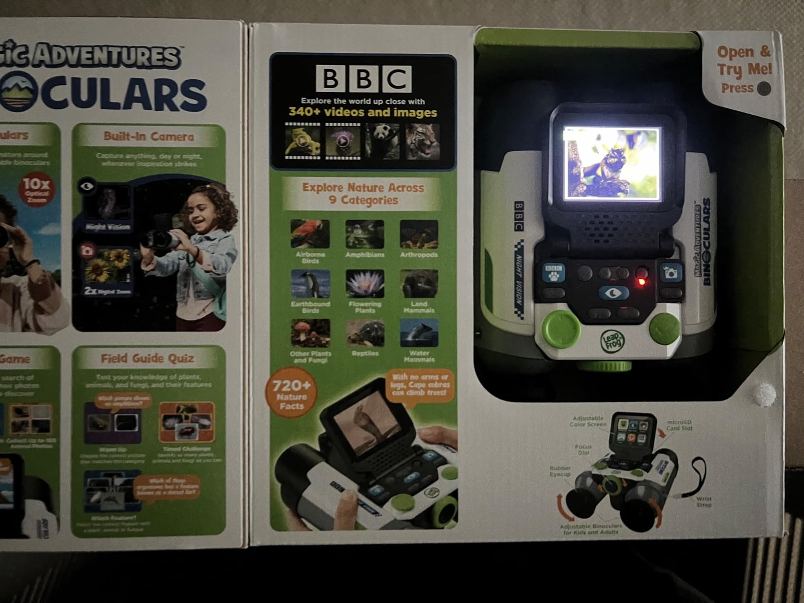 LeapFrog Magic Adventures Binoculars with Screen Capture, Night Vision, Camo customer photo 1