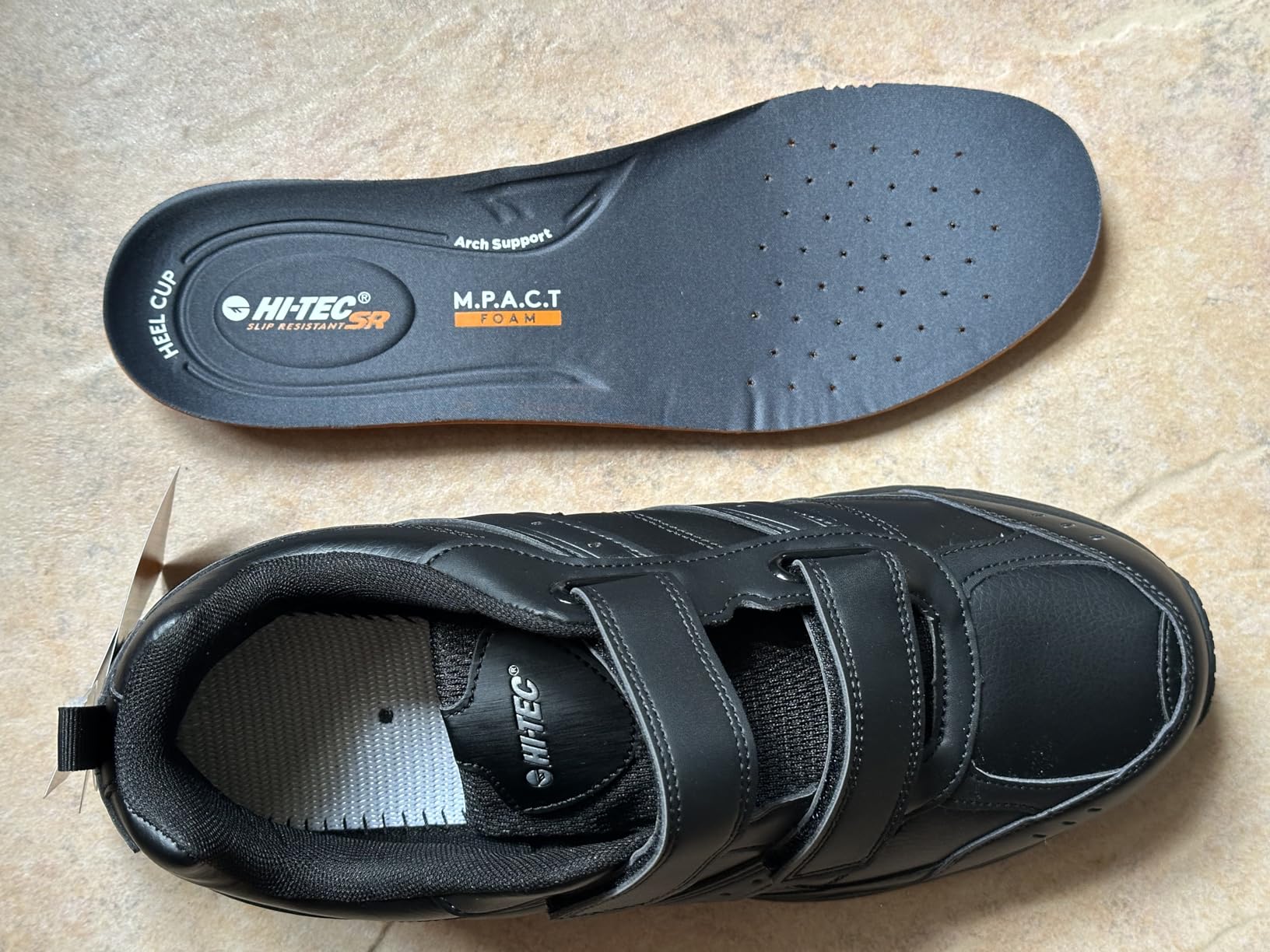 HI-TEC Fusion SR Strap Non Slip Hook and Loop Mens Shoes customer photo 1