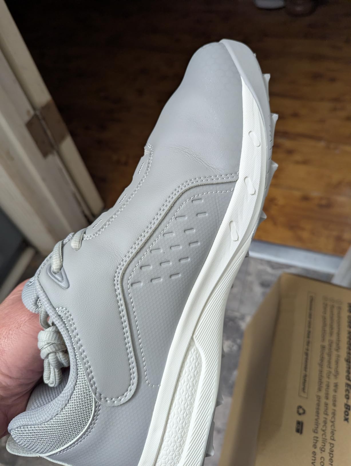 FitVille Wide & Extra Wide Spikeless Golf Shoes for Men, Professional Outdoor Water Resistant Golf Shoes Men for Course | Pro-GreenEase V5 customer photo 2