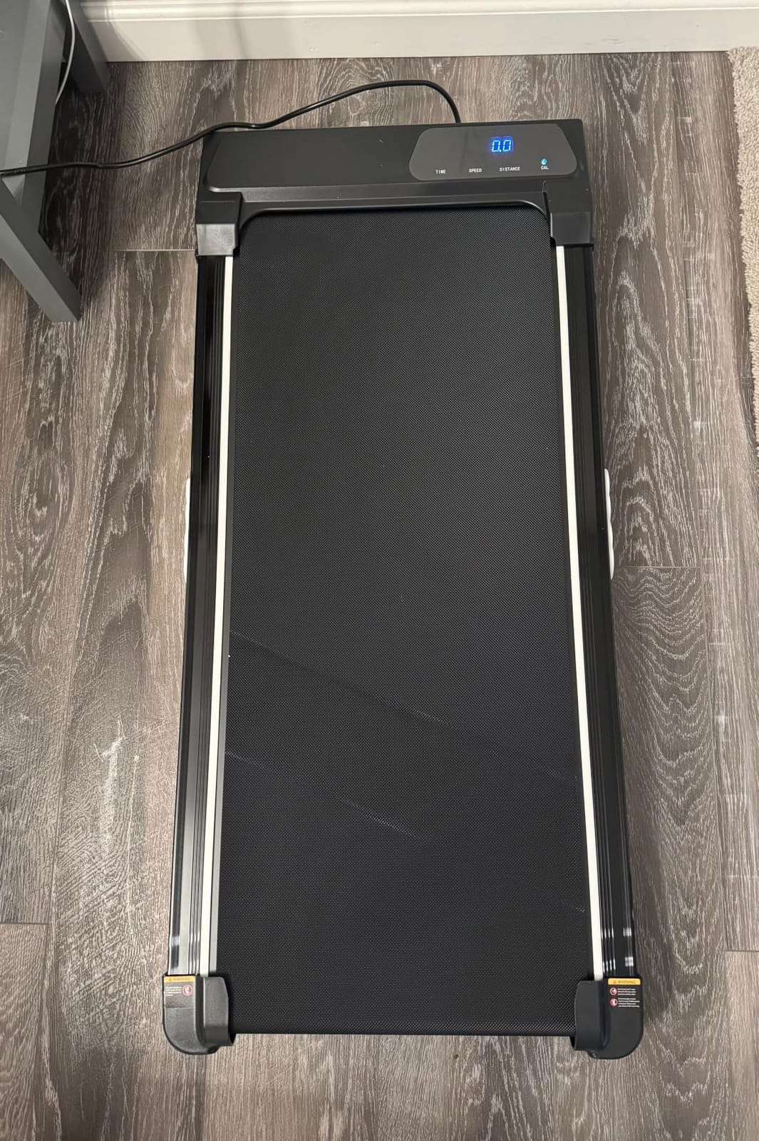 Treadmills with Handle Bar, Walking Pad with Incline for Home Small, Portable Treadmills for Home Exercising, Electric Mini Walking Pad Treadmills with Handles, 3.5HP, 0.6-10MPH, 400LBS customer photo 2