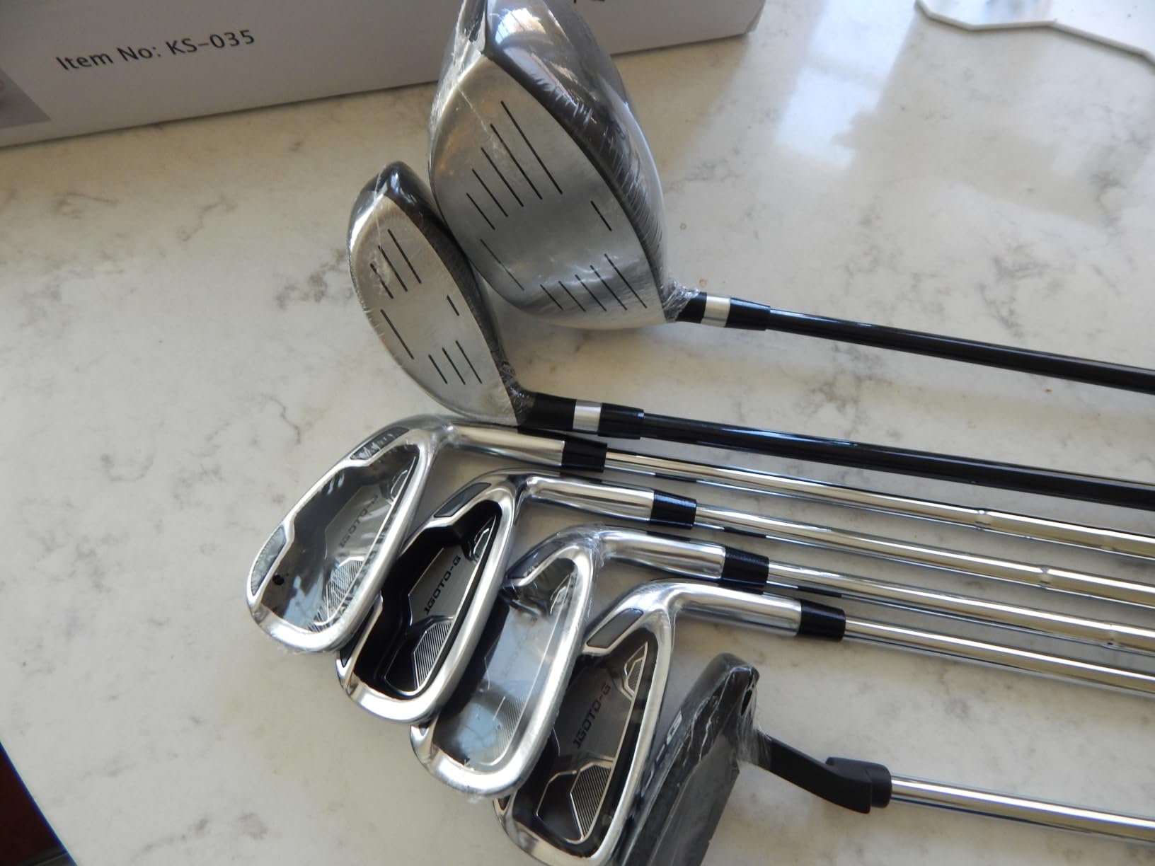 8 Pieces Golf Clubs Set for Men & Women - Complete Golf Clubs Full Set Includes 1# Drive, 5# Hybrid, 5# 7# 9# PW# Irons and Putter customer photo 1