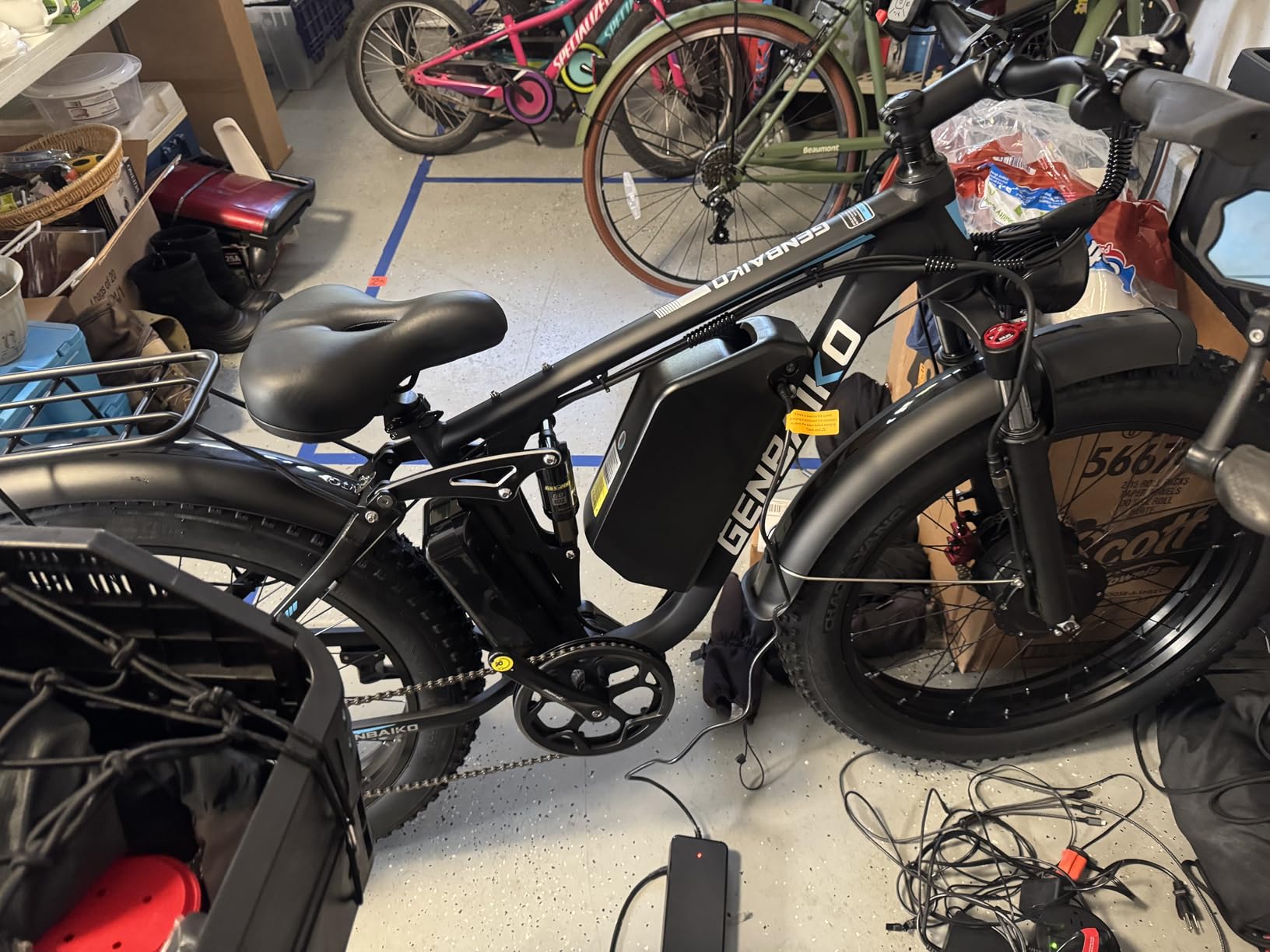 Electric Bike for Adults 51MPH Fast Dual Motor Ebike 36Ah 52V | 6000W Peak Full Suspension 26'' Fat Tire E Bikes for Men with Hydraulic Brake 130 Miles Electric Bicycle customer photo 1