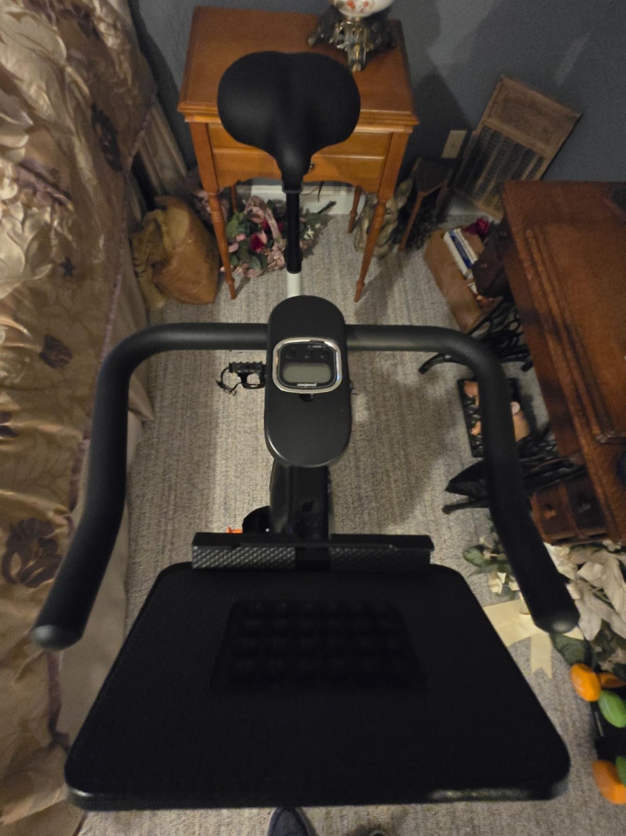 Exercise Bike,Stationary Bike for Home,Magnetic Indoor App Cycling Bike customer photo 1