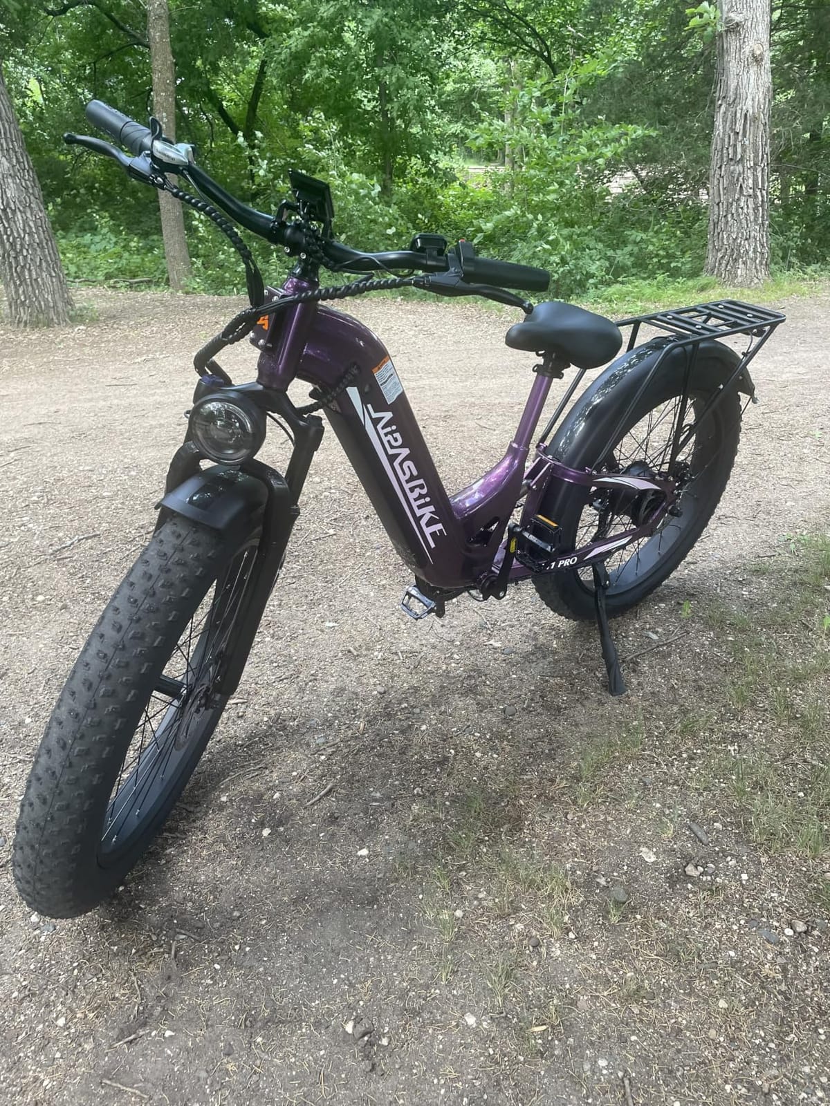 Aipas M1 Pro Electric Bike for Adults, 26 x 4 Fat Tires, 48V 17.5Ah Battery customer photo 2