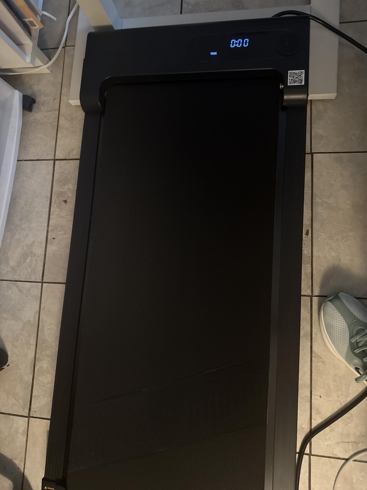 Walking Pad Treadmill for Home - Under Desk Treadmills Portable Mini Compact Walk Pads for Small Spaces Office Indoor Apartment Floor Flat Running Machine with Remote Quiet Lightweight customer photo 2