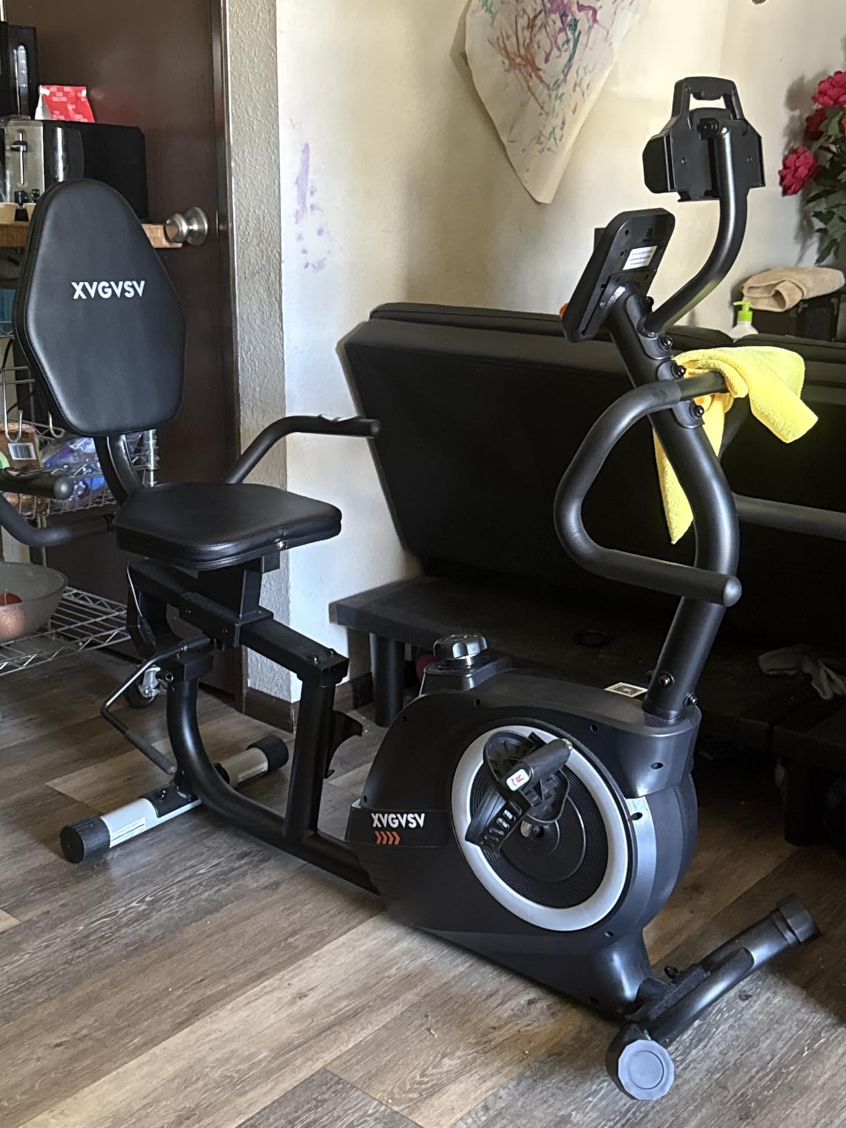 Recumbent Exercise Bike for Home, Recumbent Stationary Bikes for Seniors customer photo 2
