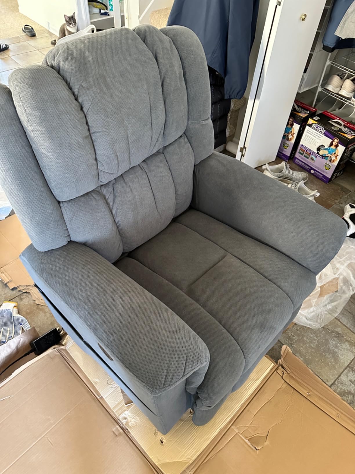 Power Lift Recliner Chair with Massage, Heat, Cup Holders for Elderly customer photo 2