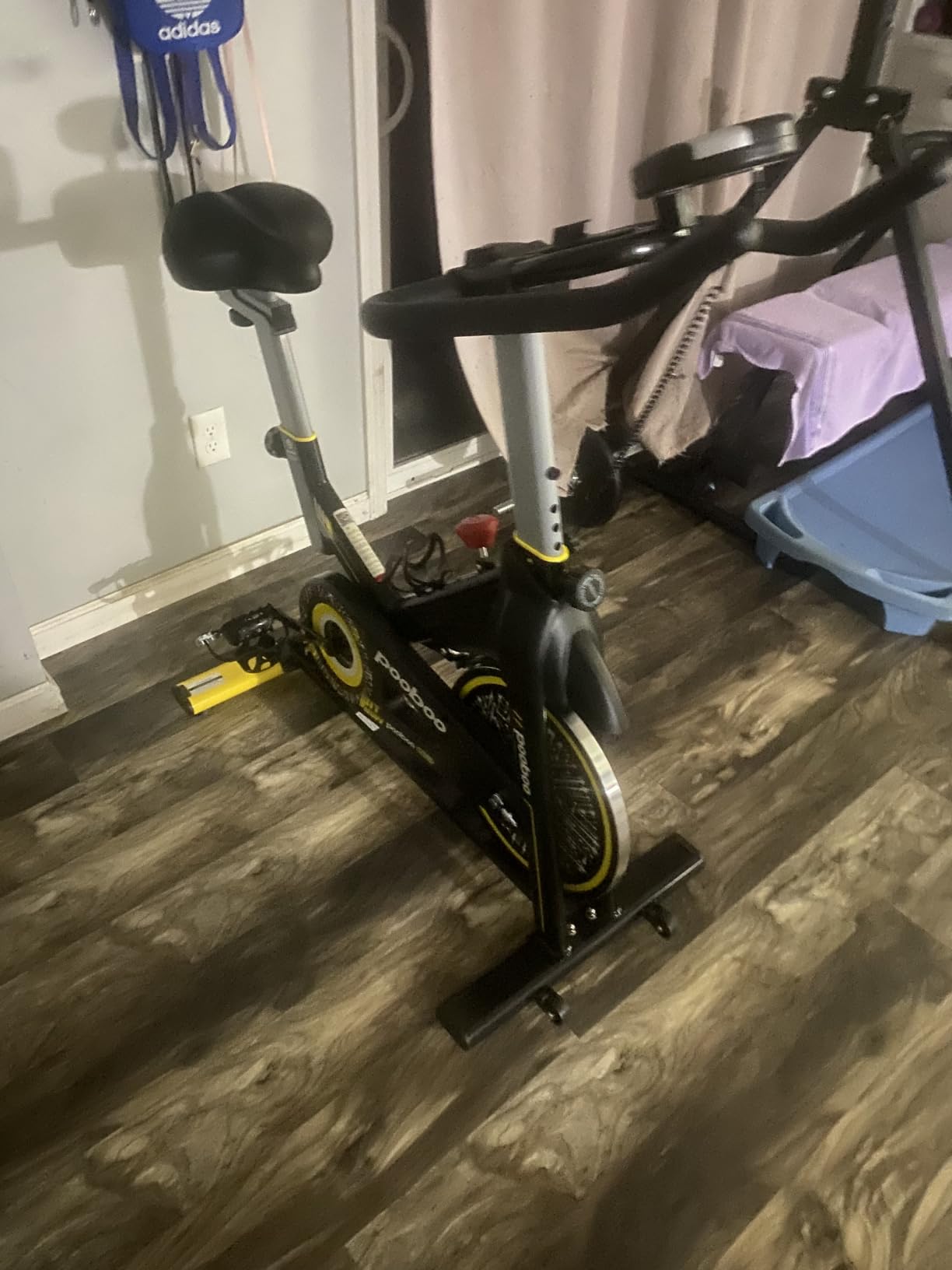 Exercise Bike,Stationary Bike for Home,Magnetic Indoor App Cycling Bike customer photo 2