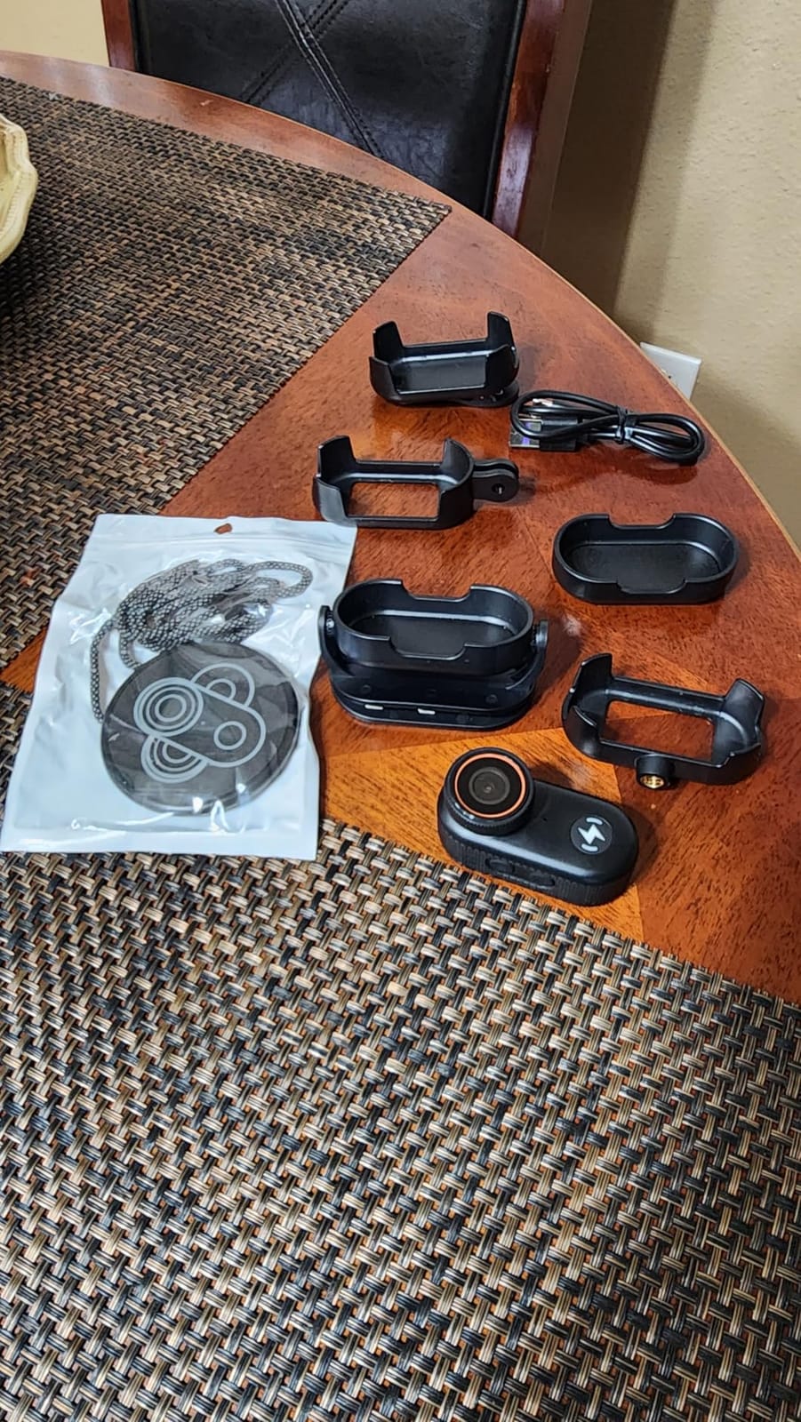 4K Mini Body Camera with 64GB Card, Thumb Action Camera with WiFi, 1.47