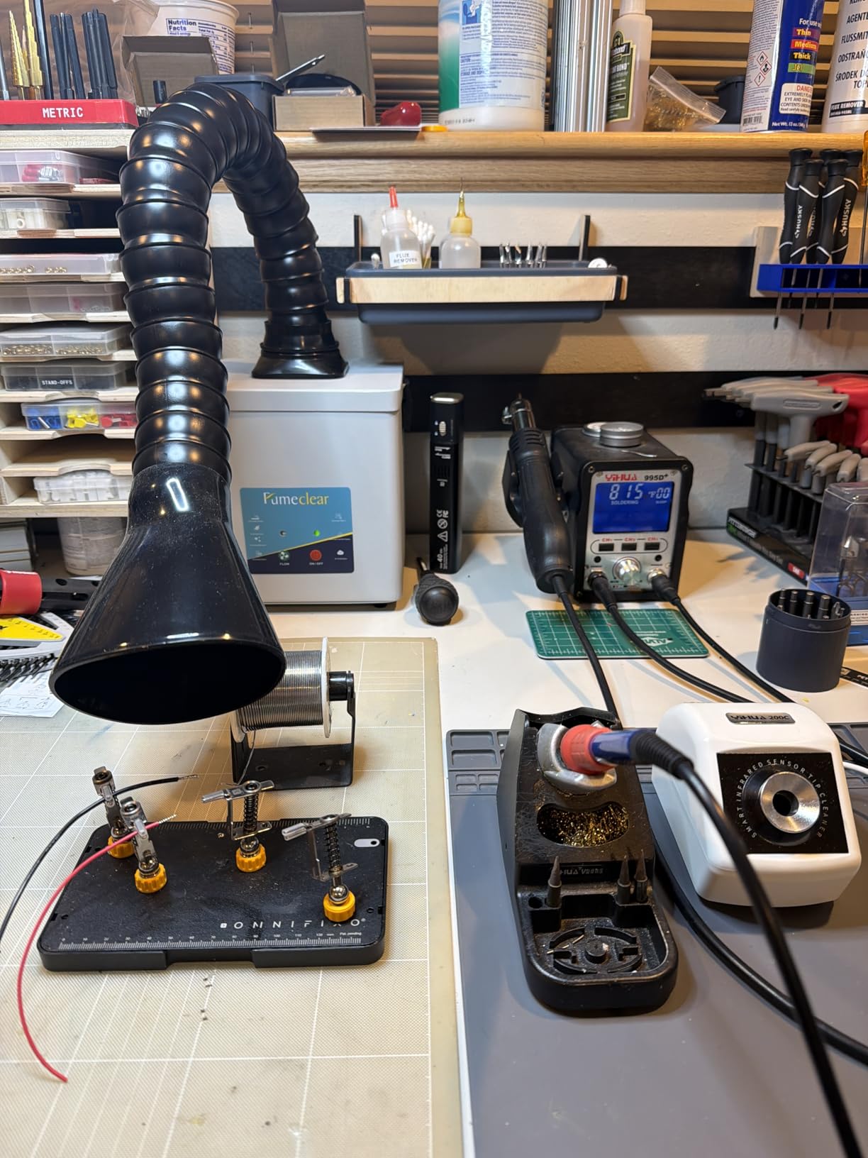 FumeClear FC-2001S Solder Fume Extractor Portable, Activated Carbon Filter customer photo 1