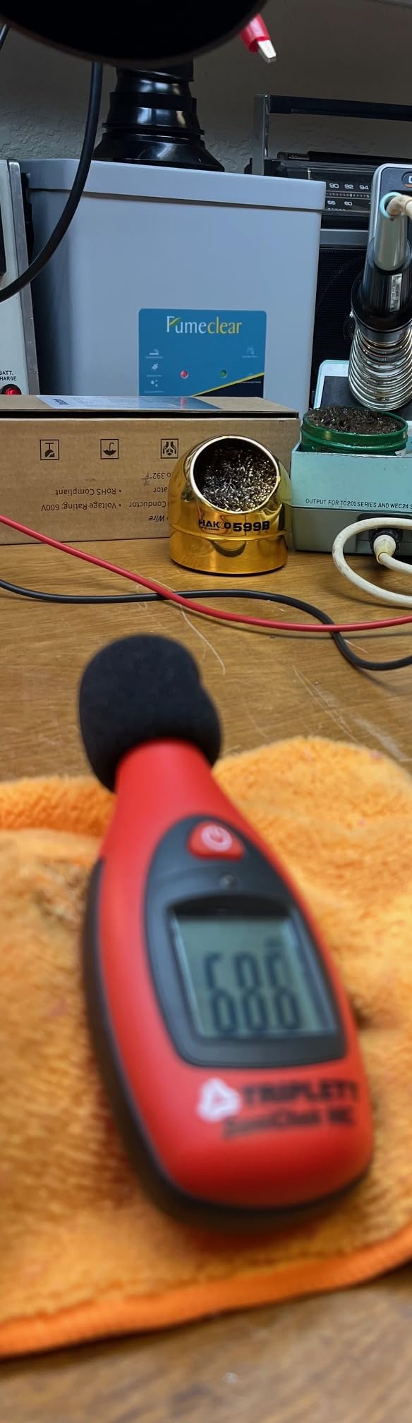 FumeClear FC-2001S Solder Fume Extractor Portable, Activated Carbon Filter customer photo 2