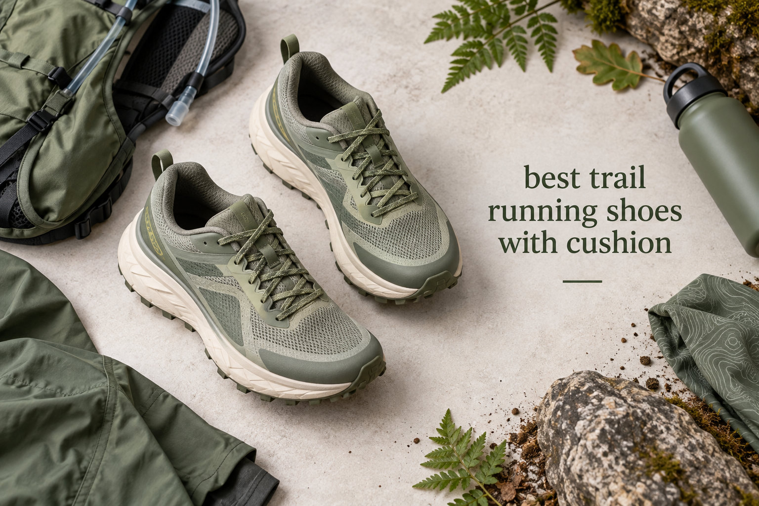 best trail running shoes with cushion