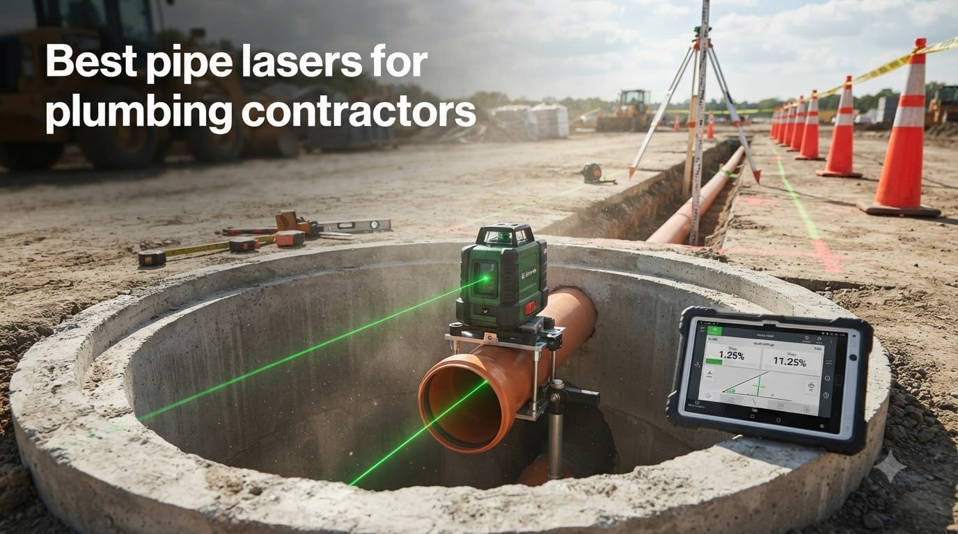 Best pipe lasers for plumbing contractors