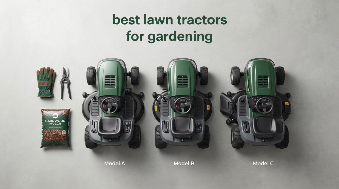 best lawn tractors for gardening