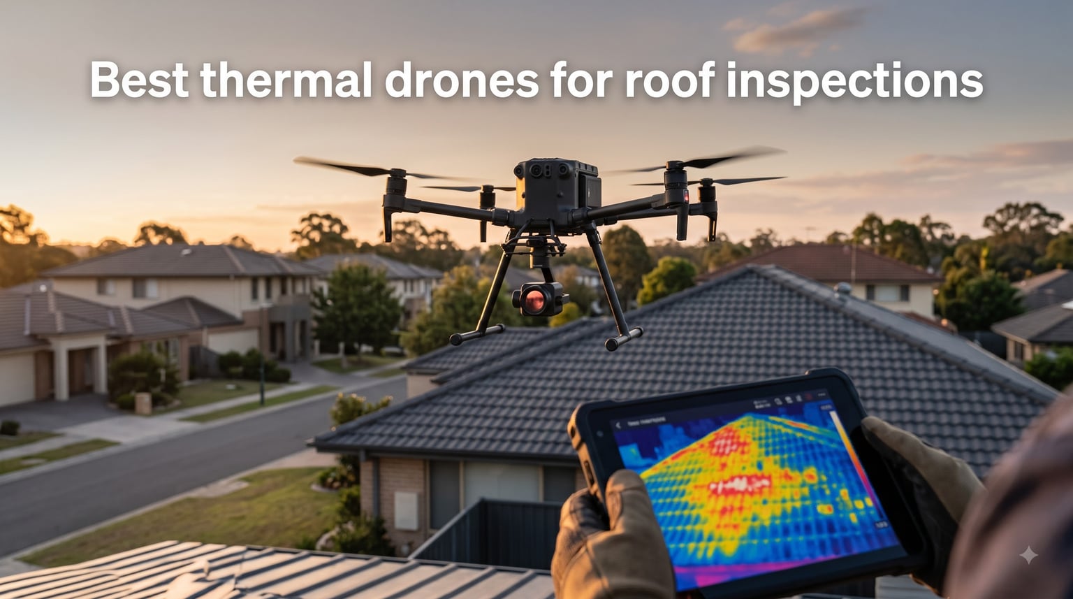 Best thermal drones for roof inspections