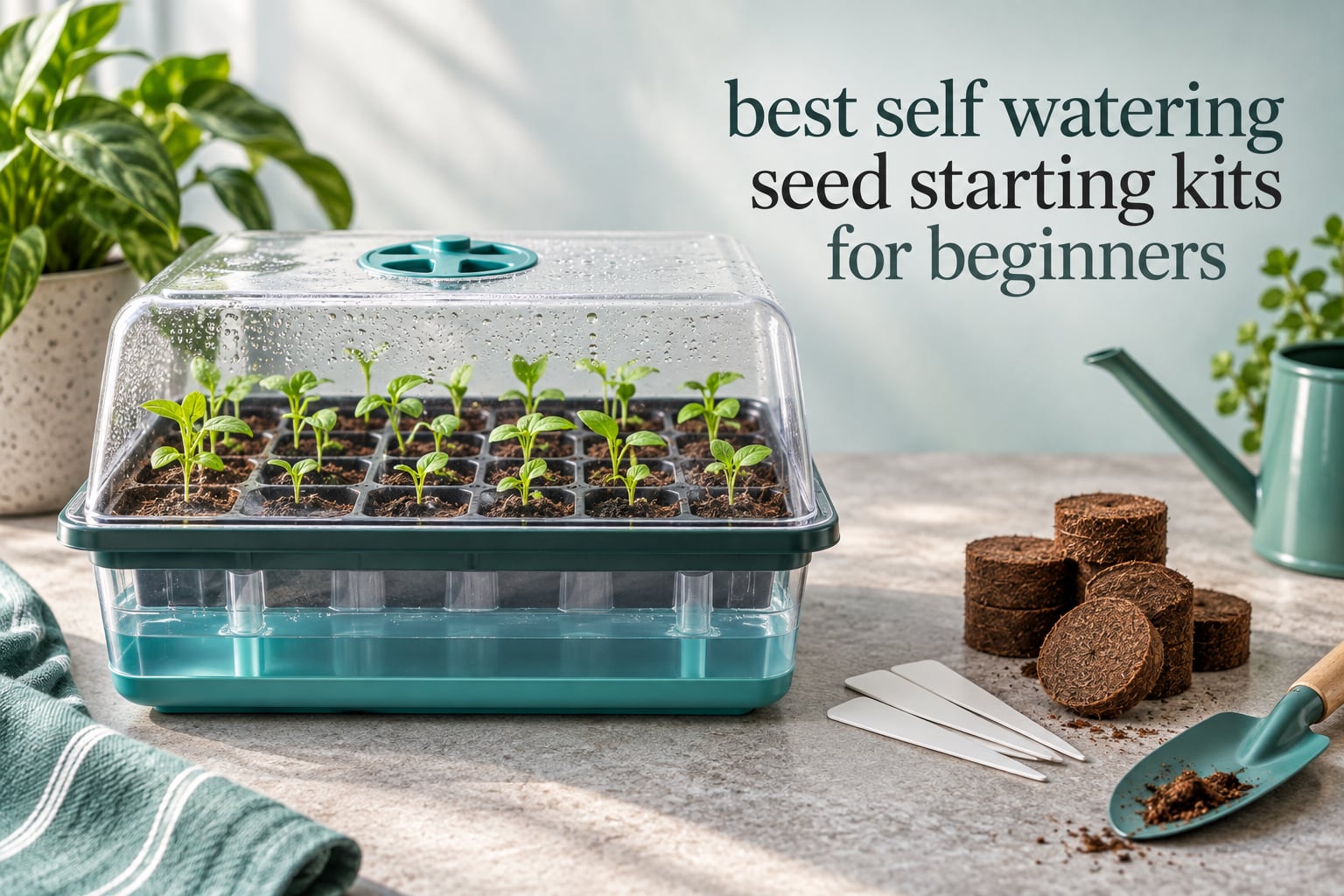 best self watering seed starting kits for beginners