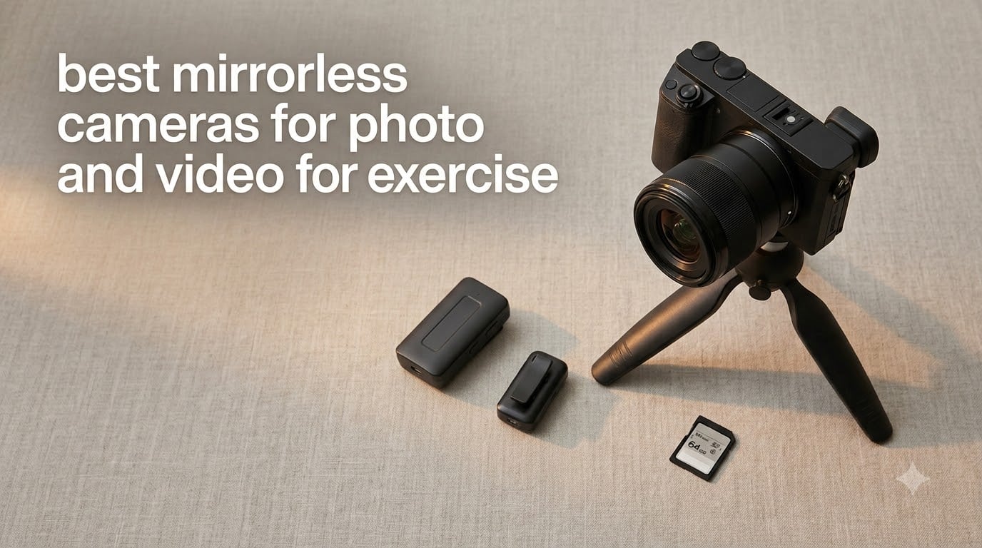 best mirrorless cameras for photo and video for exercise
