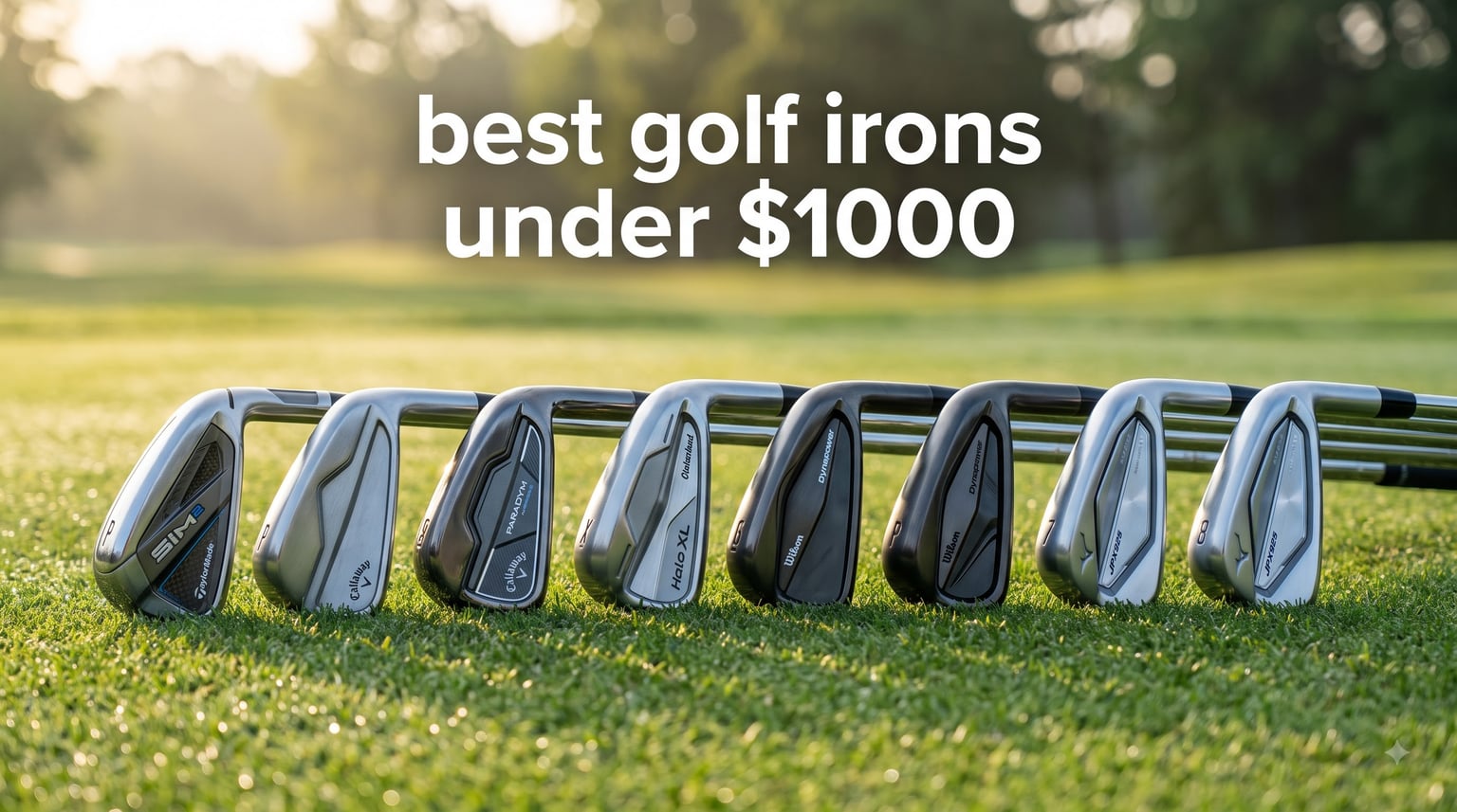 best golf irons under $1000
