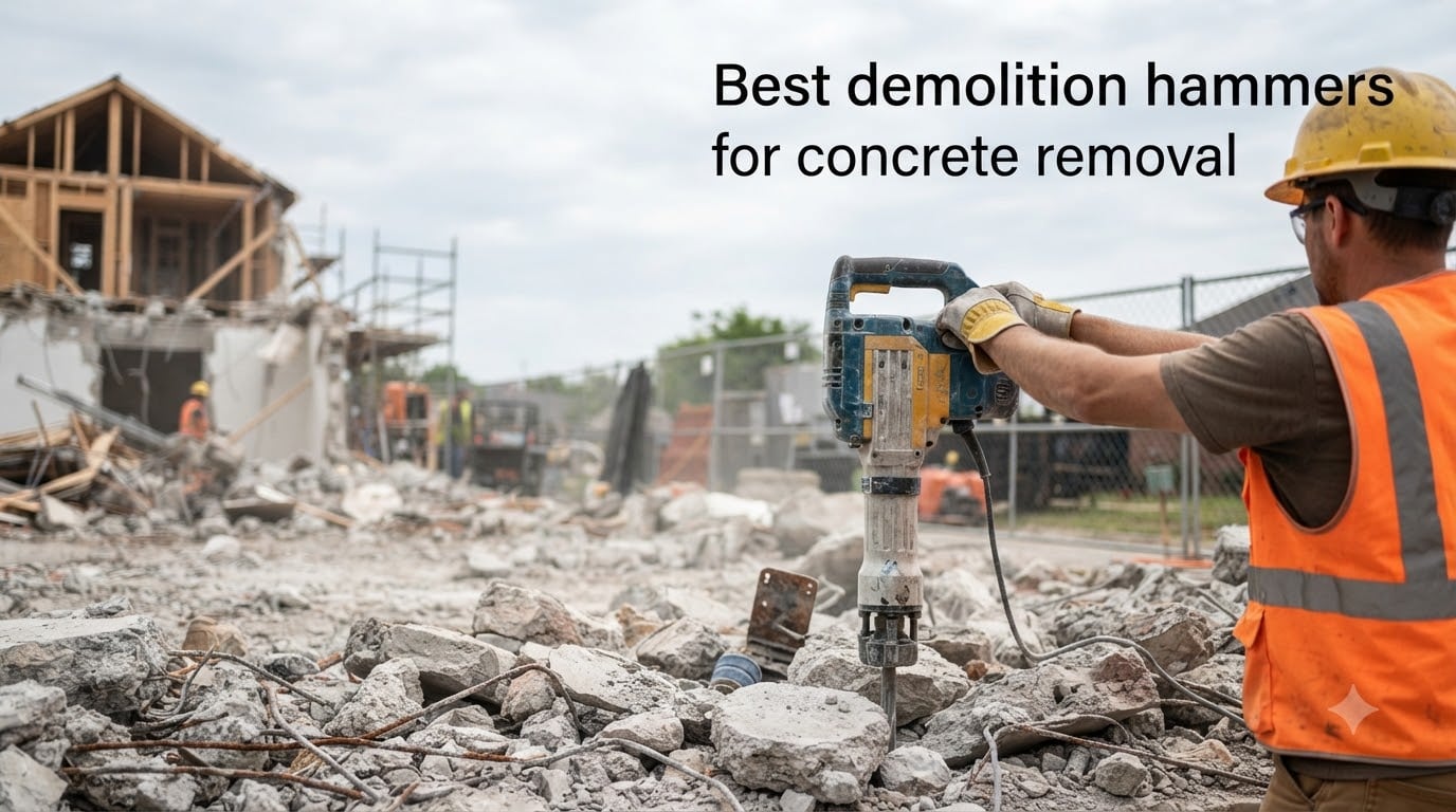 Best demolition hammers for concrete removal