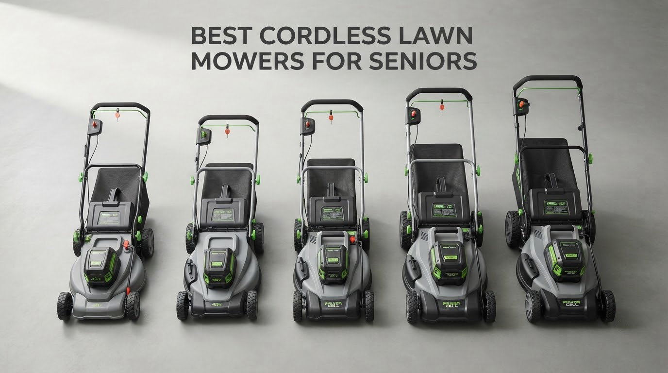 best cordless lawn mowers for seniors