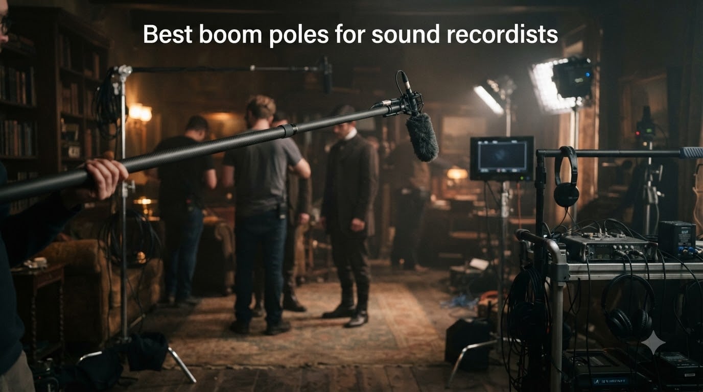 Best boom poles for sound recordists