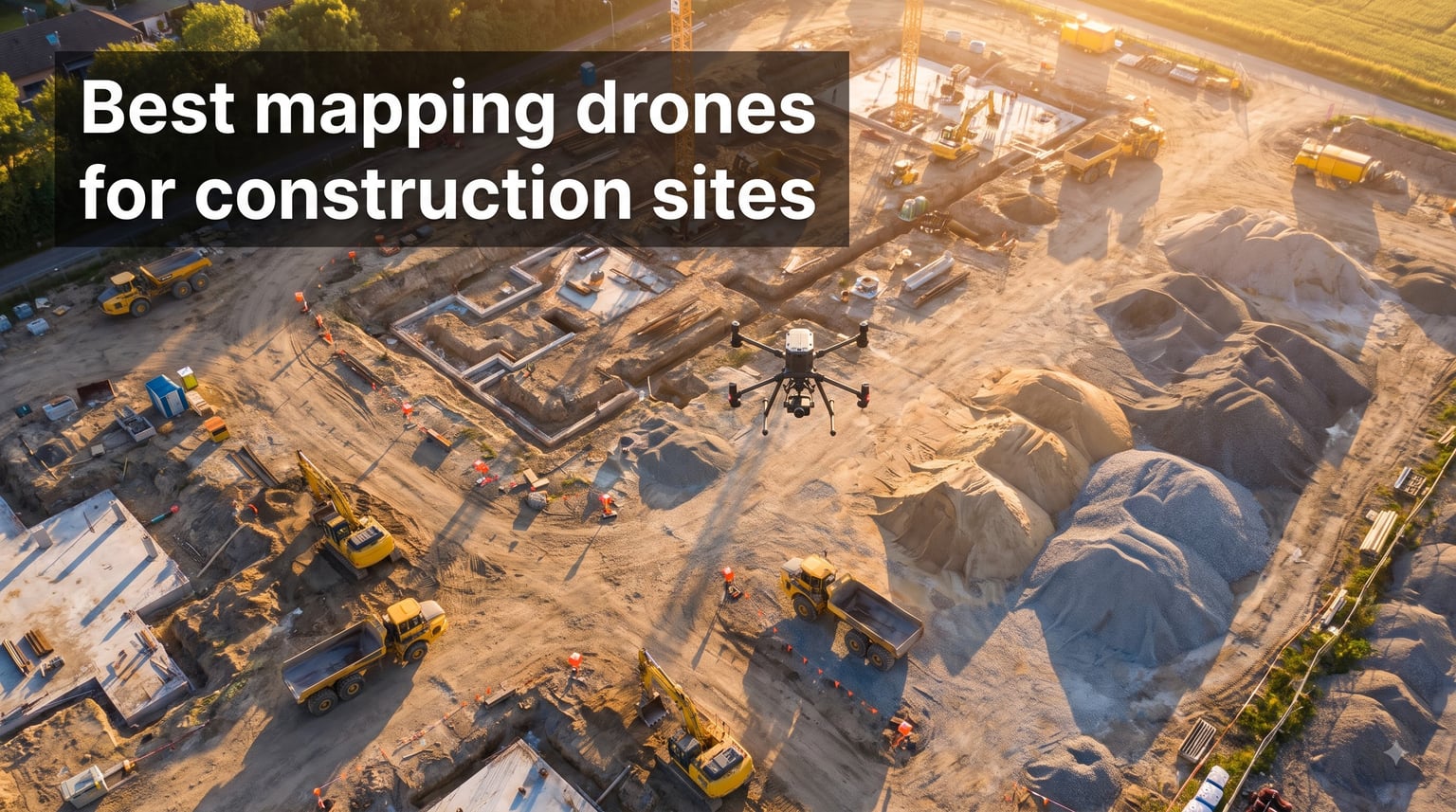 Best mapping drones for construction sites