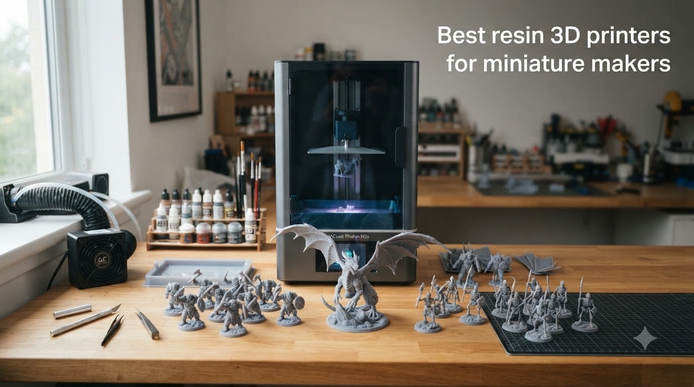 Best resin 3D printers for miniature makers