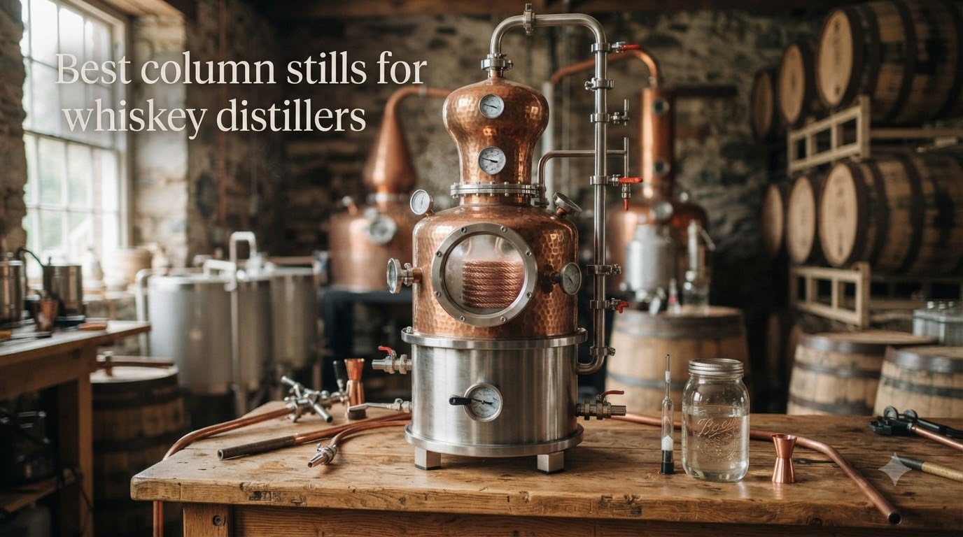 Best column stills for whiskey distillers