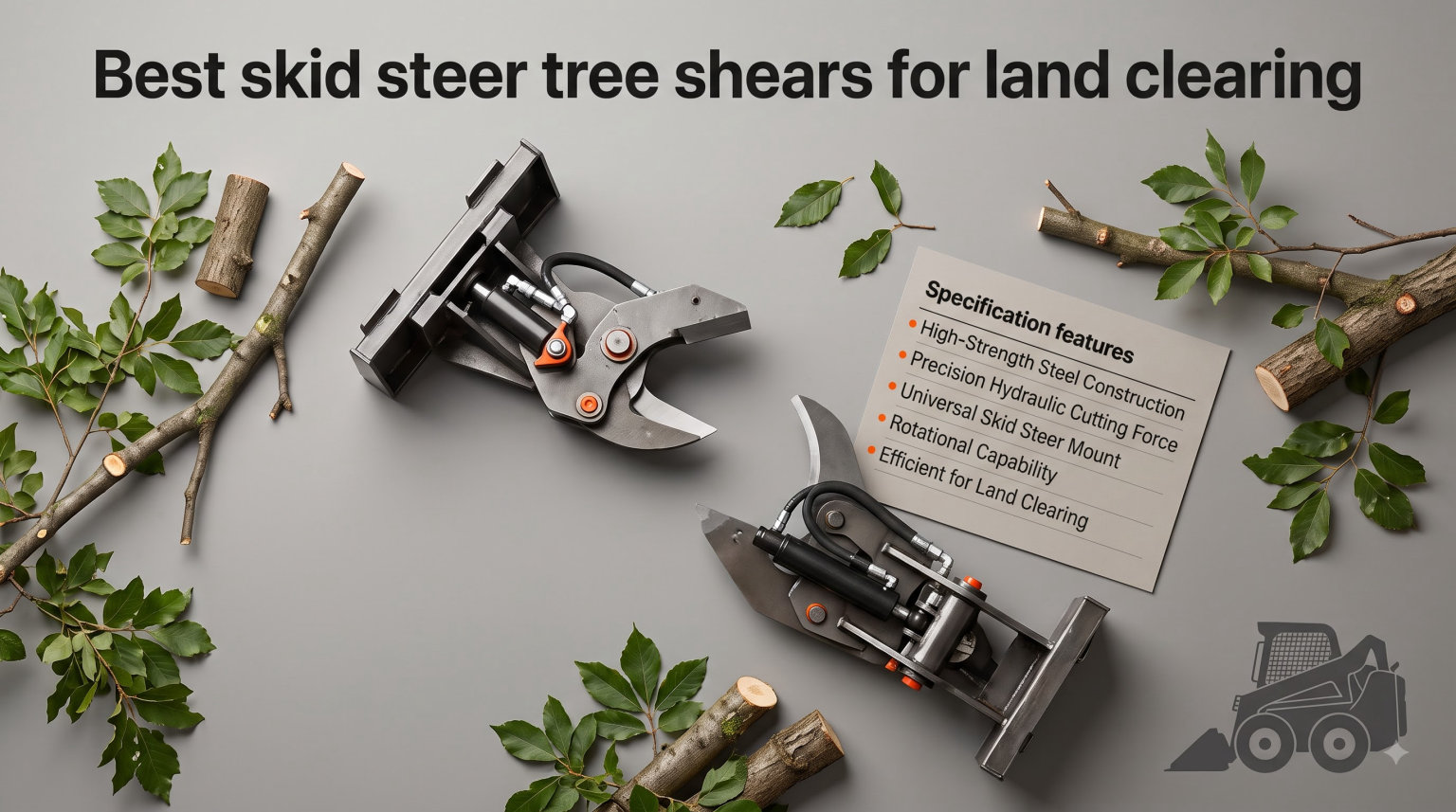 Best skid steer tree shears for land clearing