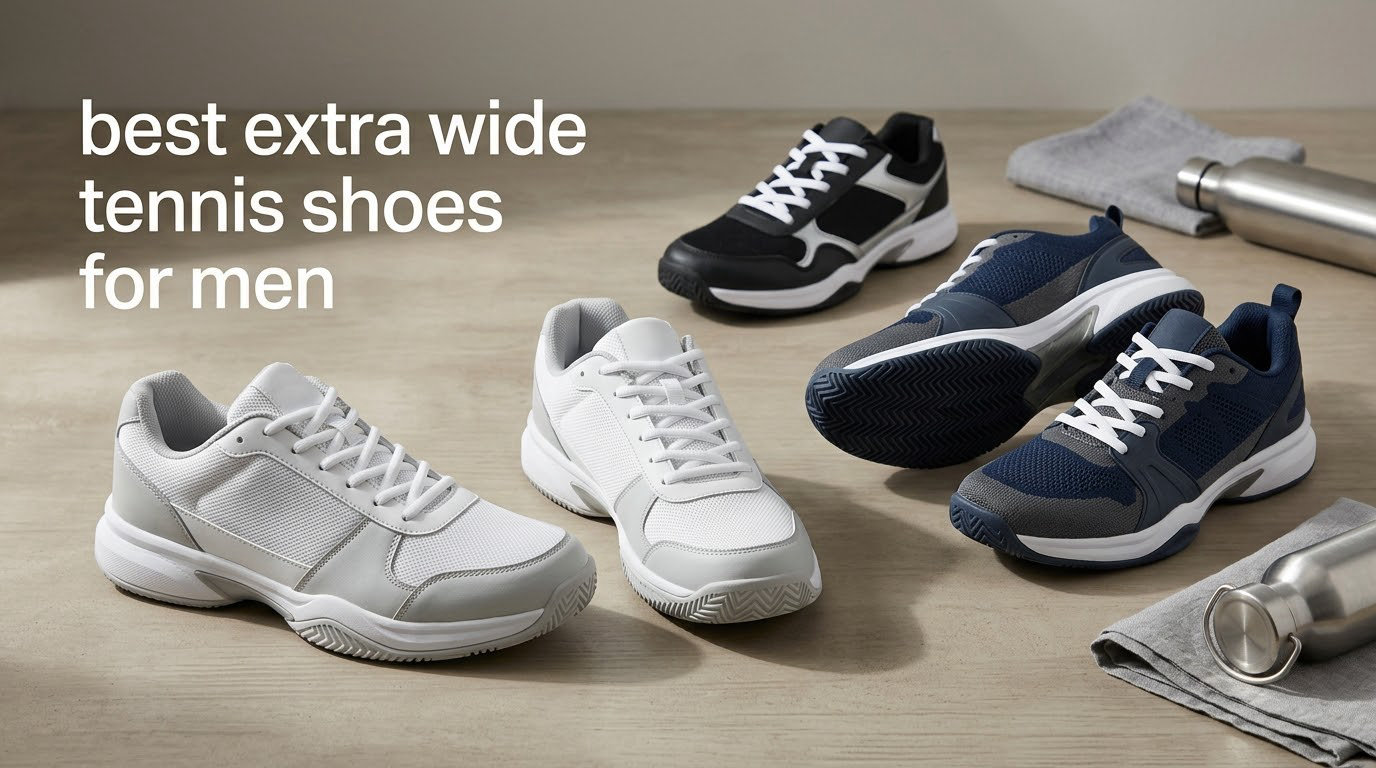 best extra wide tennis shoes for men