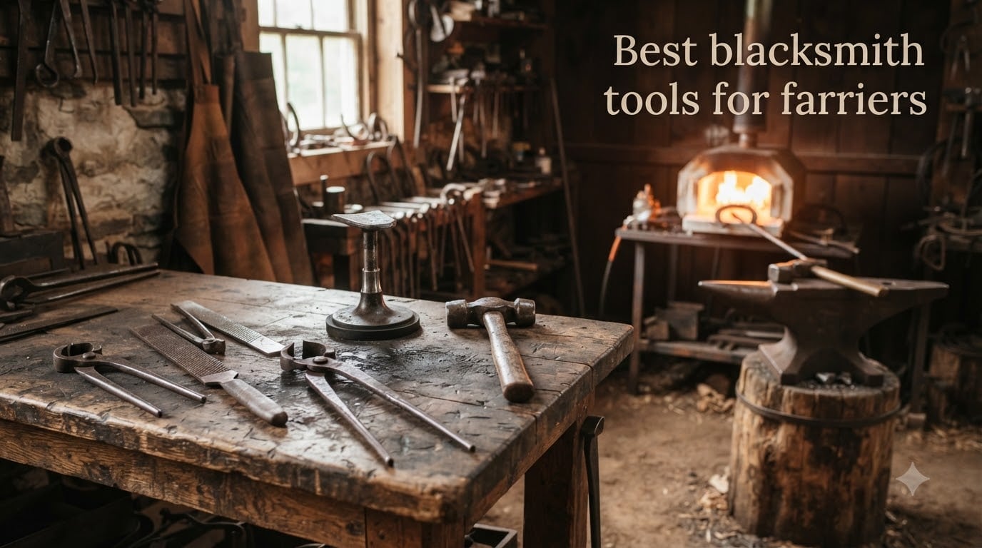 Best blacksmith tools for farriers