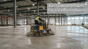 Best ride on trowels for warehouse floors