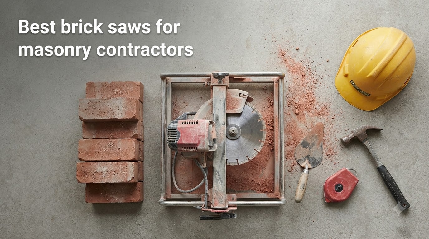 Best brick saws for masonry contractors