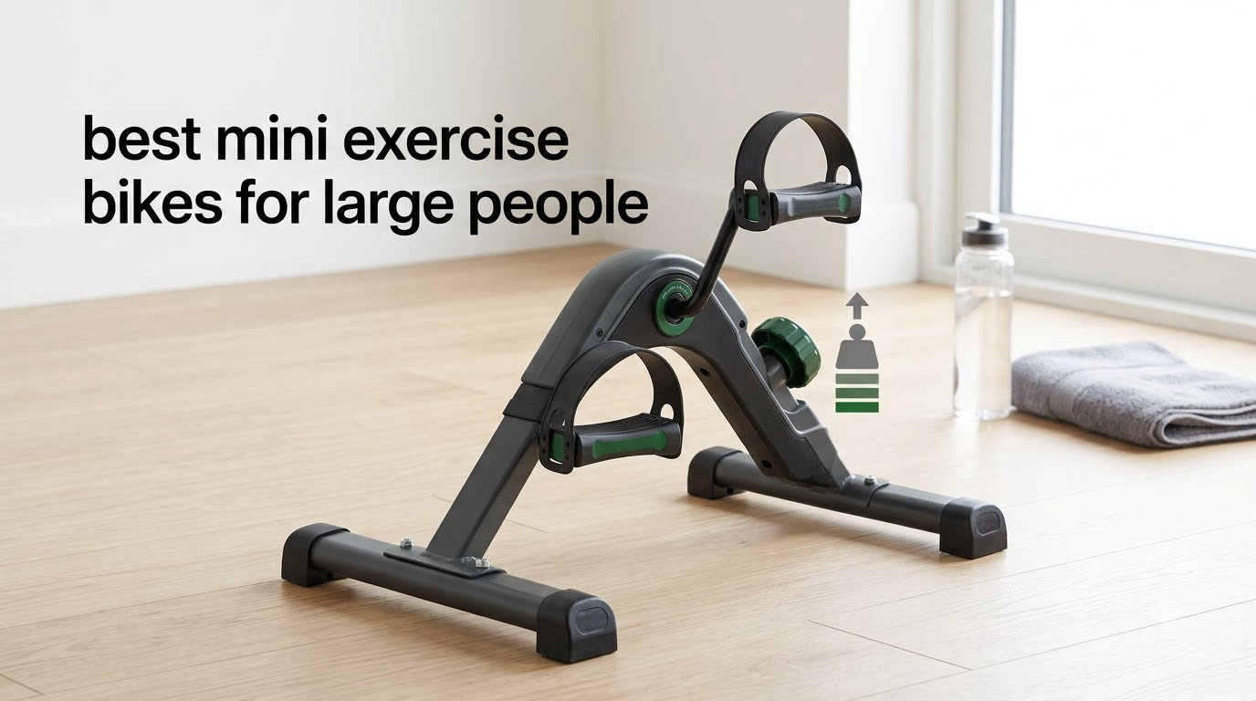 best mini exercise bikes for large people