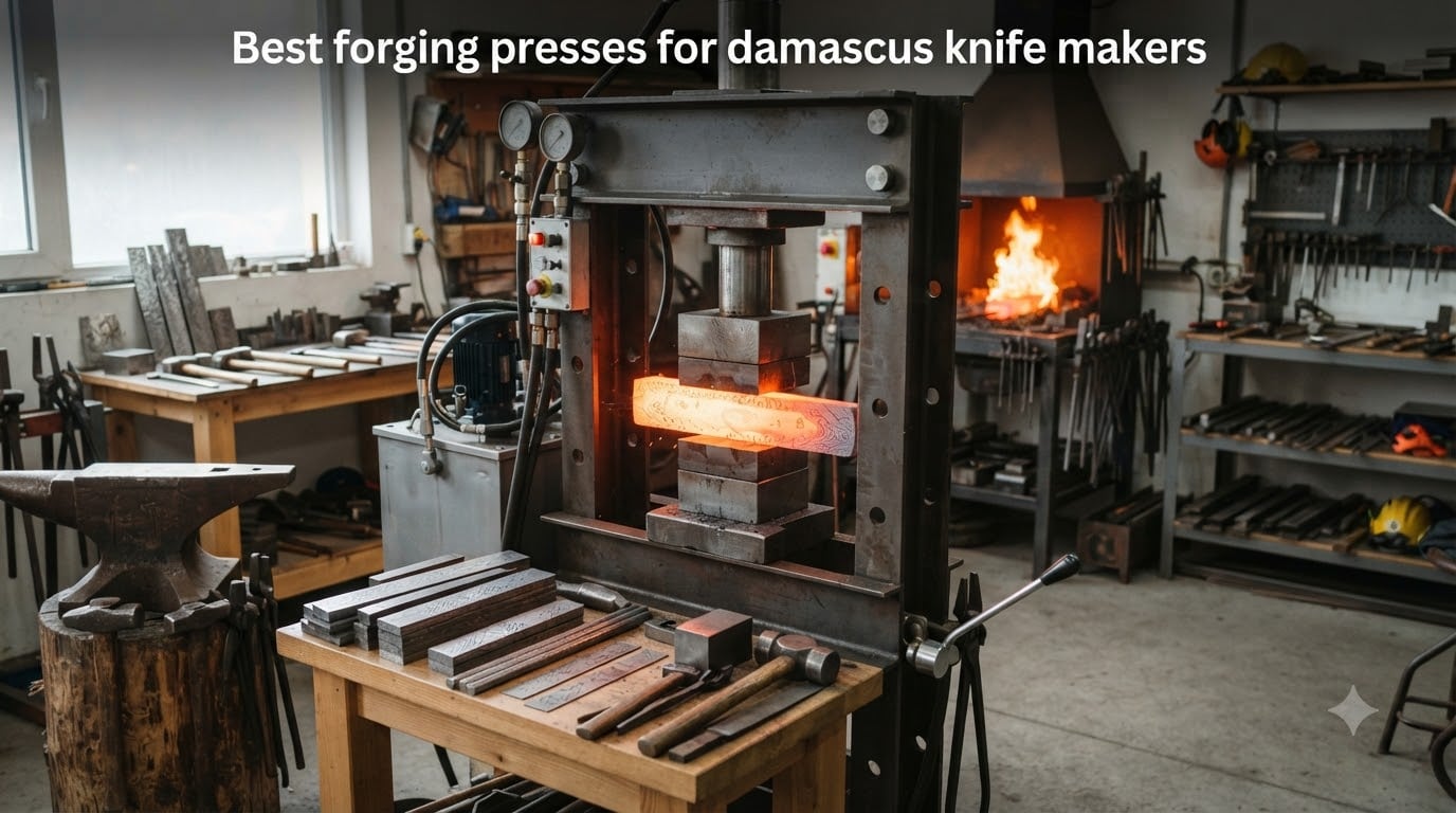 Best forging presses for damascus knife makers