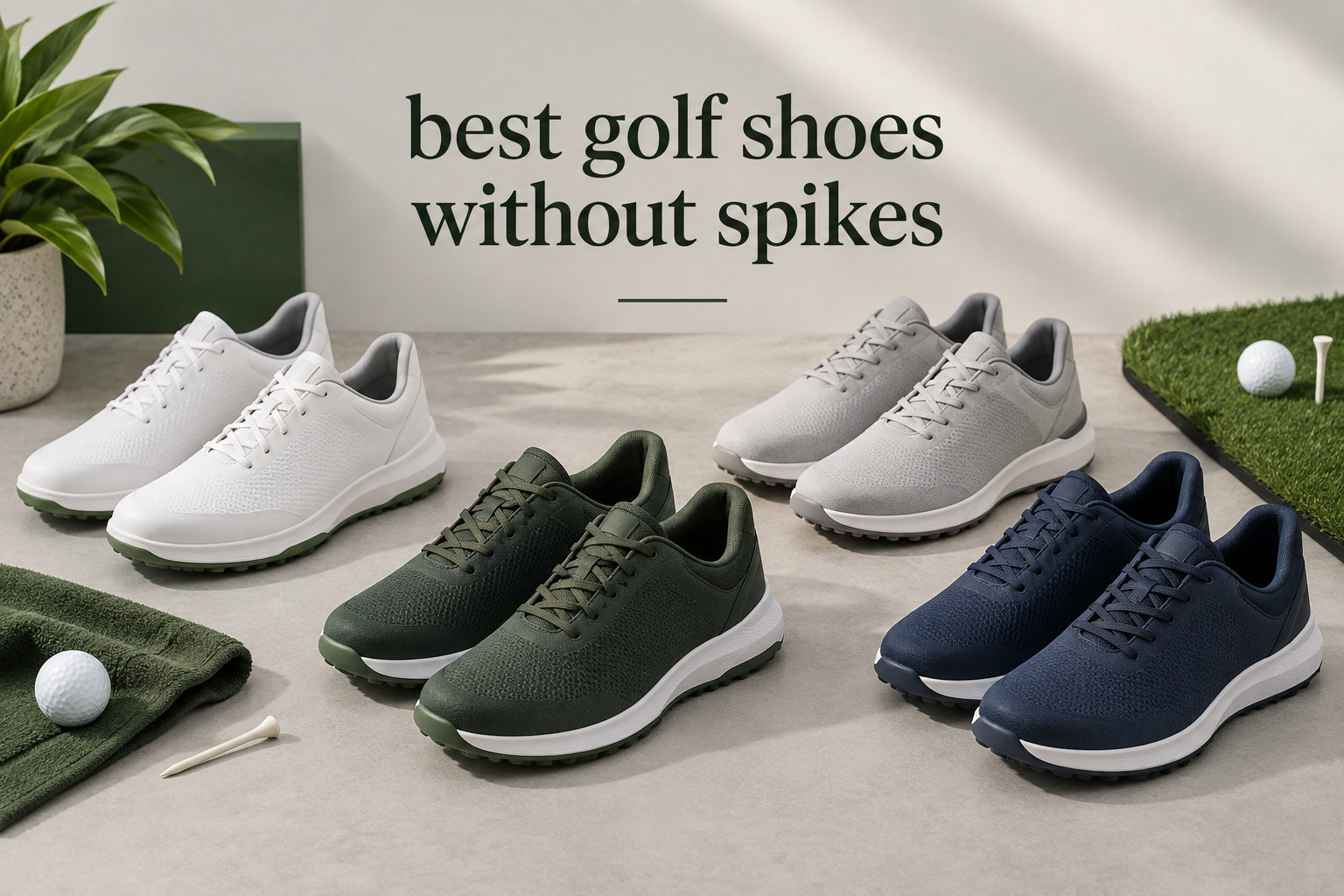best golf shoes without spikes