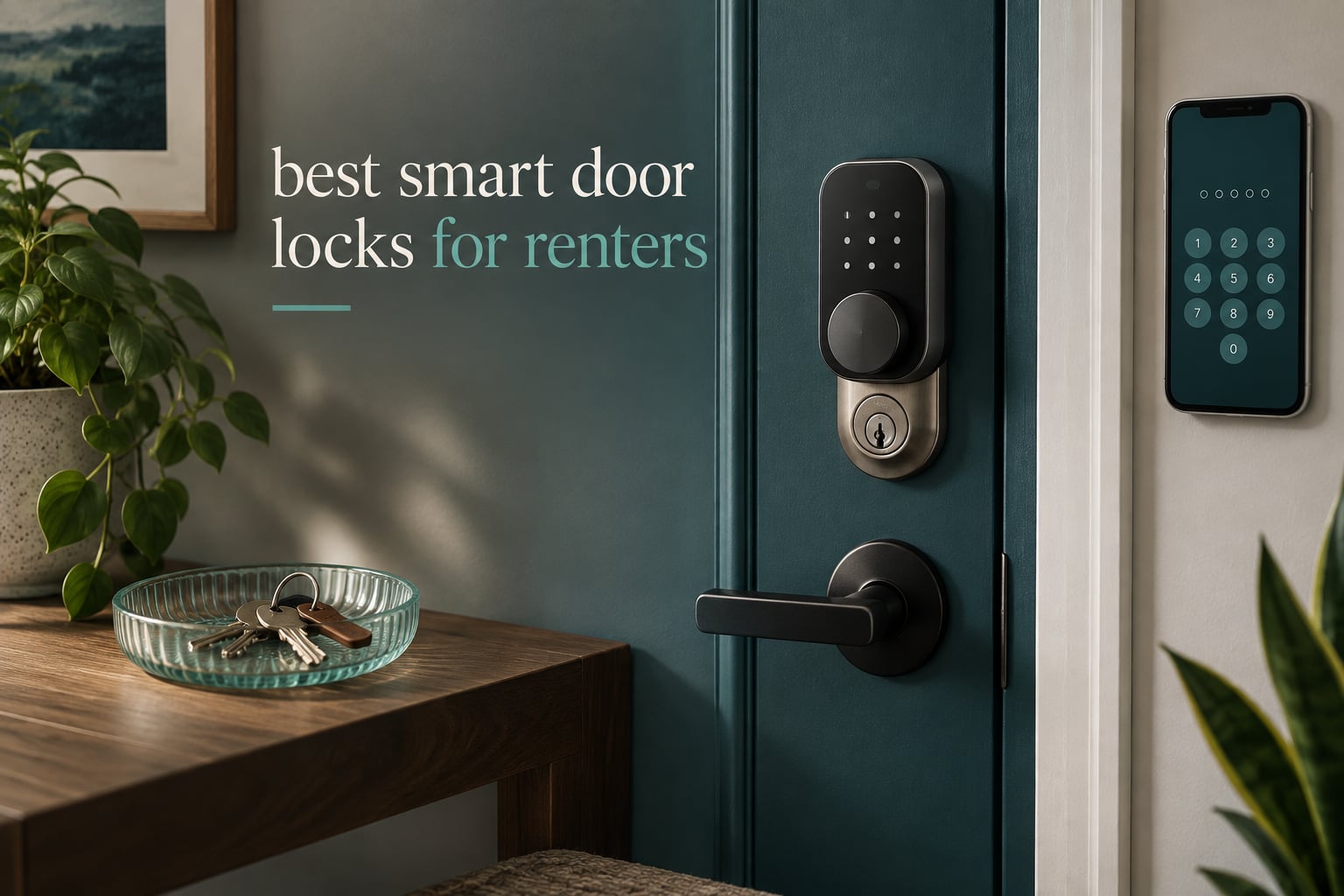 best smart door locks for renters
