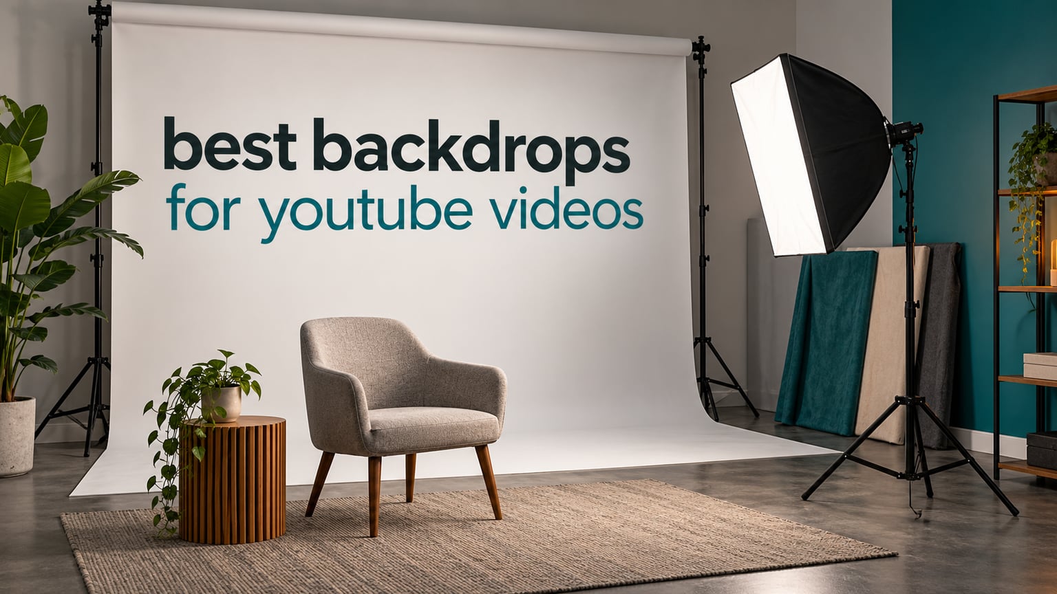 best backdrops for youtube videos