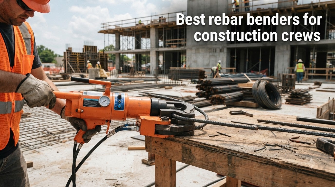 Best rebar benders for construction crews