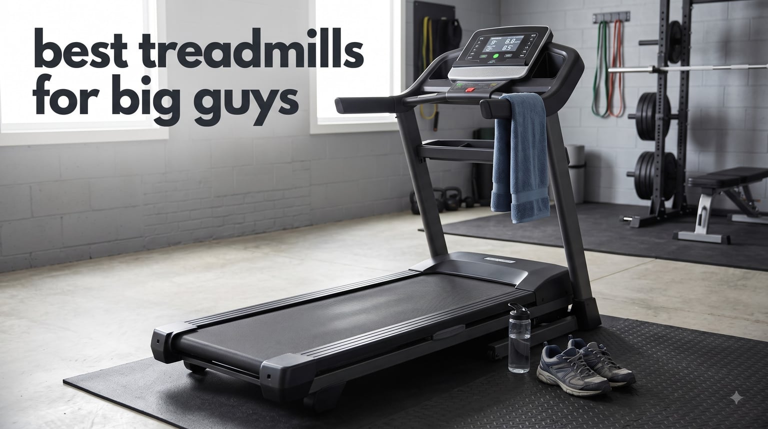 best treadmills for big guys