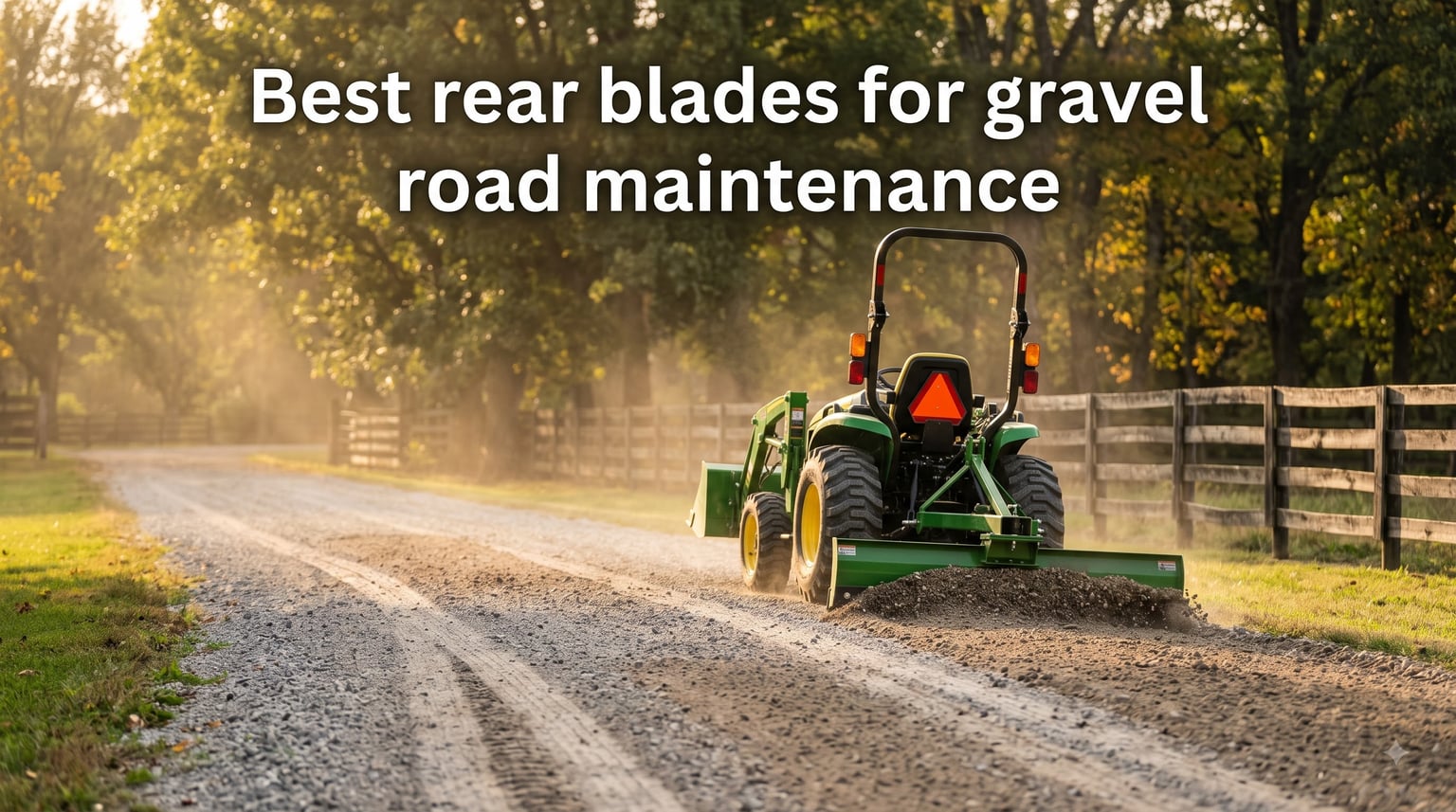 Best rear blades for gravel road maintenance