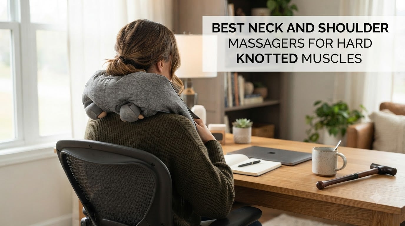 best neck and shoulder massagers for hard knotted muscles