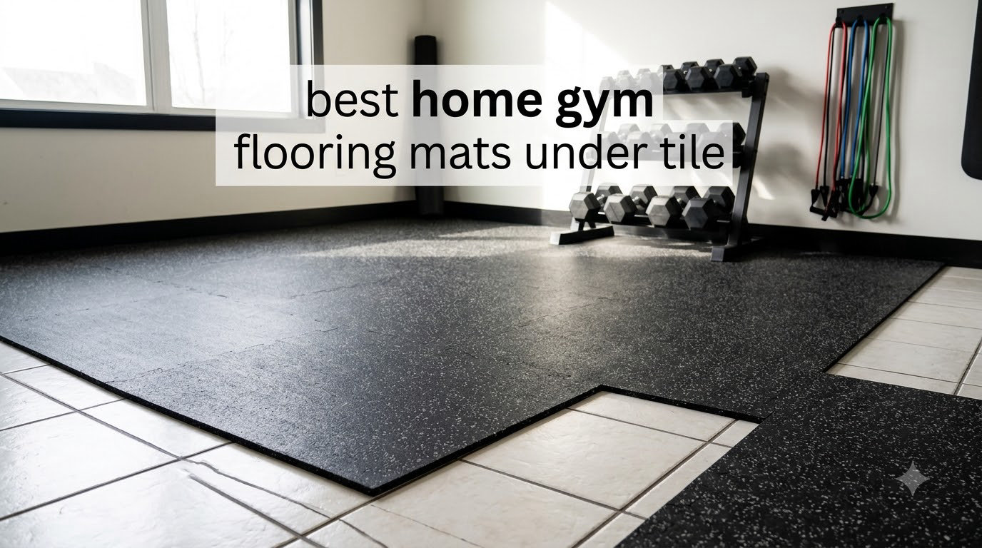 best home gym flooring mats under tile