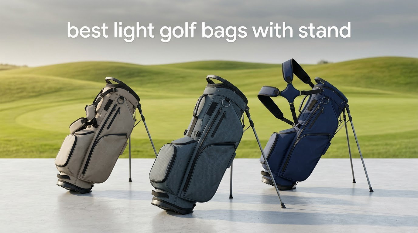 best light golf bags with stand