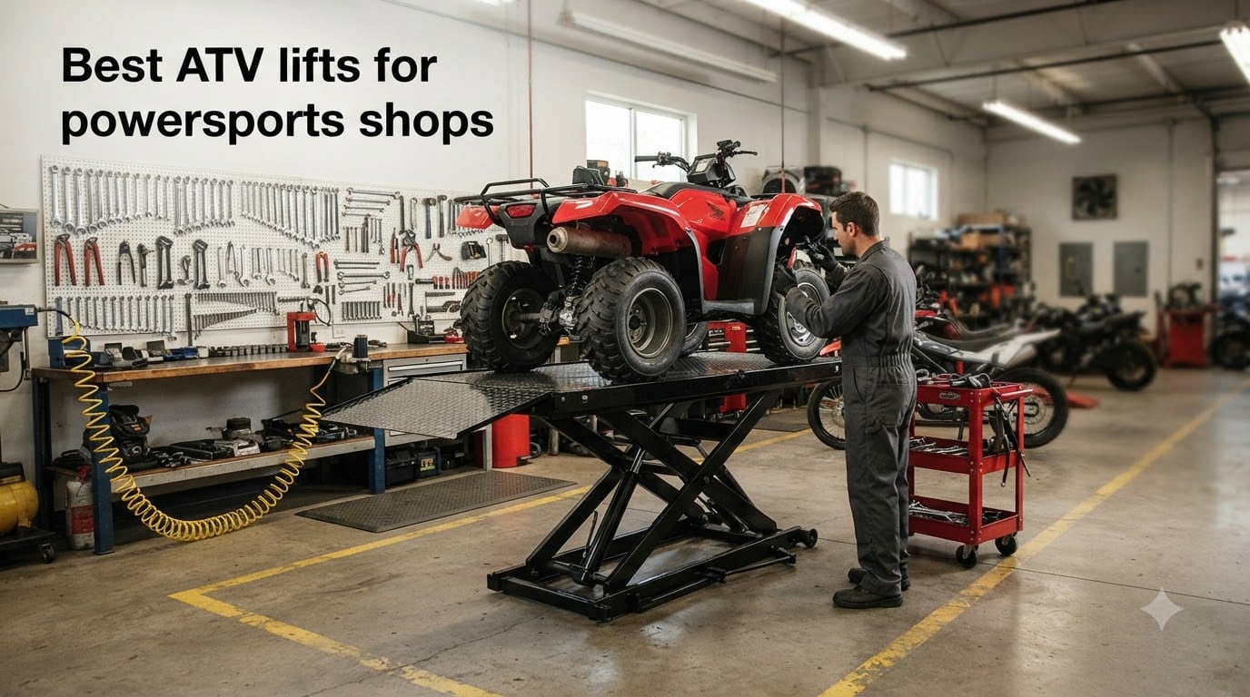 Best ATV lifts for powersports shops