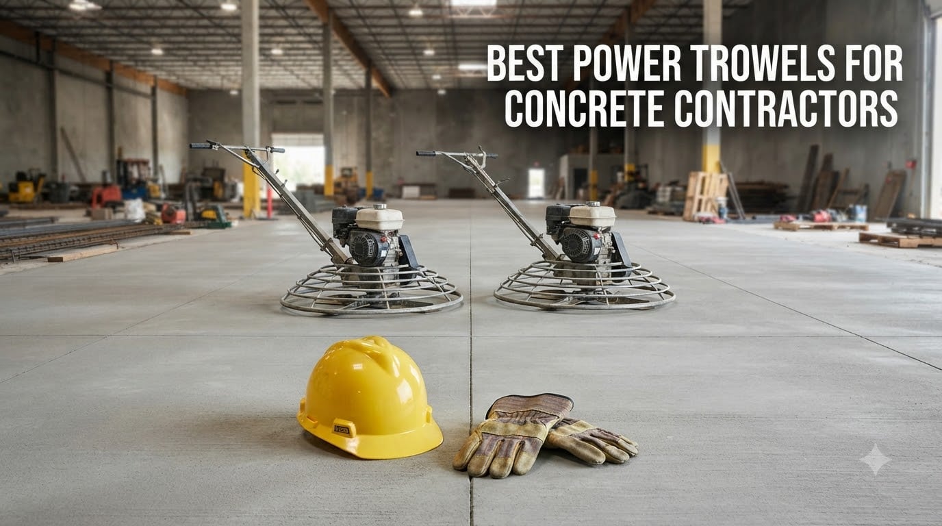 Best power trowels for concrete contractors