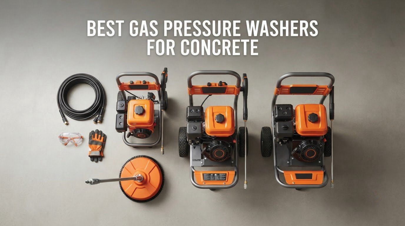 best gas pressure washers for concrete