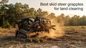 Best skid steer grapples for land clearing