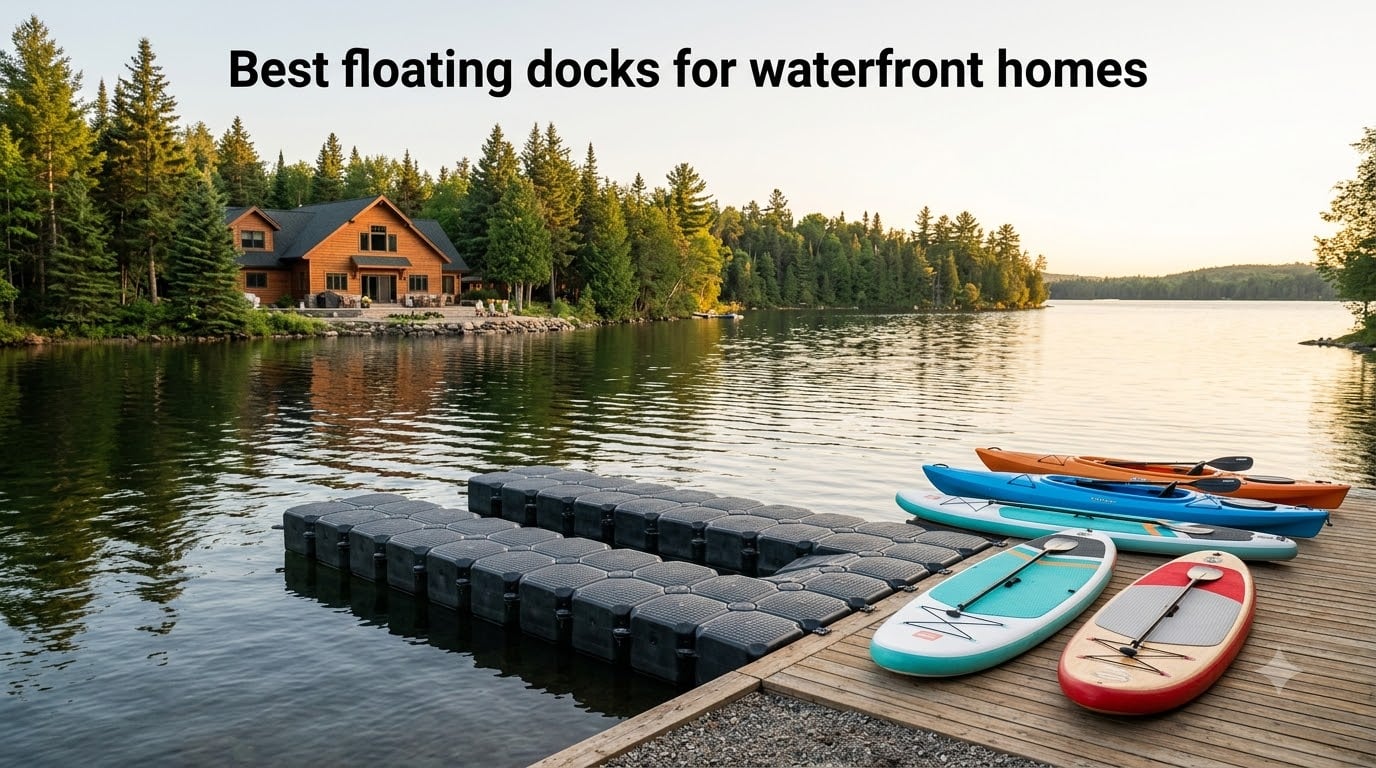 Best floating docks for waterfront homes
