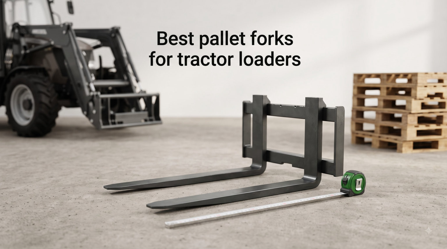 Best pallet forks for tractor loaders